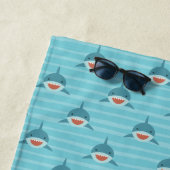 Haifischköder Personalisiert Strandtuch (Beispiel)