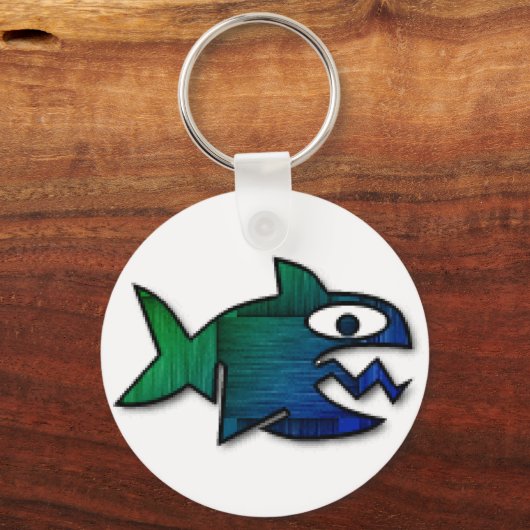Haifischköder Schlüsselanhänger (Vorderseite)