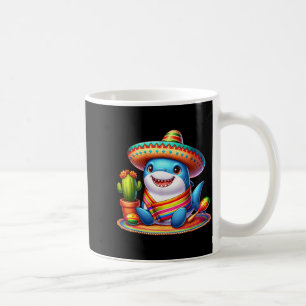 Haifischliebhaber cinco de mayo Sombrero Maracas M Kaffeetasse