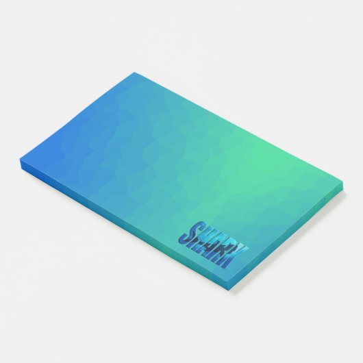 Haifischnachweispapiere Post-it Klebezettel (angewinkelt)