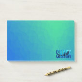 Haifischnachweispapiere Post-it Klebezettel (Auf Schreibtisch)