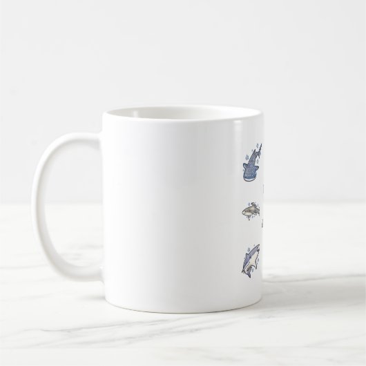 Haifischpackung Kaffeetasse (Links)