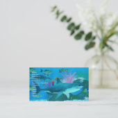 Haifischriff Visitenkarte (Stehend Vorderseite)
