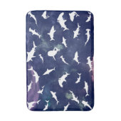 Haifischschatten auf der Dunklen Galaxie Badematte (Vorderseite Vertikal)