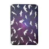 Haifischschatten auf der Dunklen Galaxie Badematte (Vorderseite Vertikal)