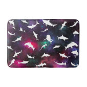 Haifischschatten auf der Dunklen Galaxie Badematte (Vorderseite)