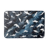 Haifischschatten auf der Dunklen Galaxie Badematte (Vorderseite)