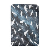 Haifischschatten auf der Dunklen Galaxie Badematte (Vorderseite Vertikal)