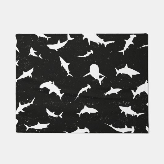 Haifischschatten auf der Dunklen Galaxie Fußmatte (Vorderseite)
