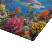 Haifischschneiderei Schneidebrett (Ecke)