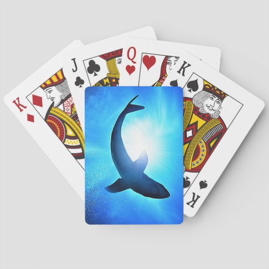 Haifischspielkarten Spielkarten (Rückseite)