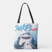 Haifischstrand Tasche (Rückseite)