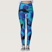 Haifischtarnungsentwurf Leggings (Vorderseite)