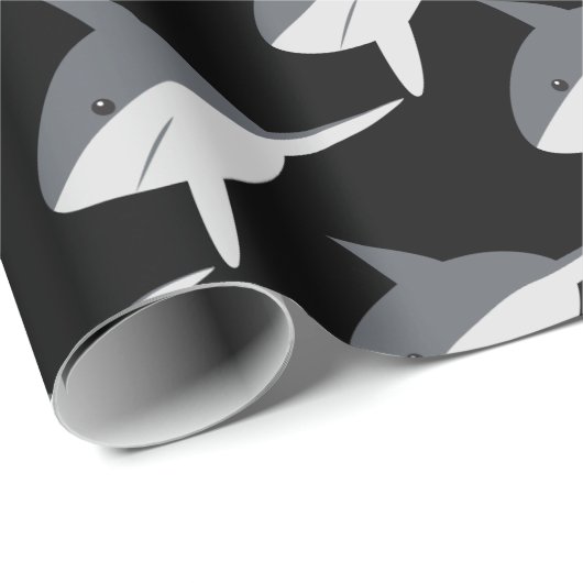 Haifischumhüllung Geschenkpapier (Rolleneckpunkt)