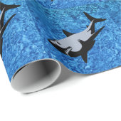 Haifischwrapping Paper Geschenkpapier (Rolleneckpunkt)
