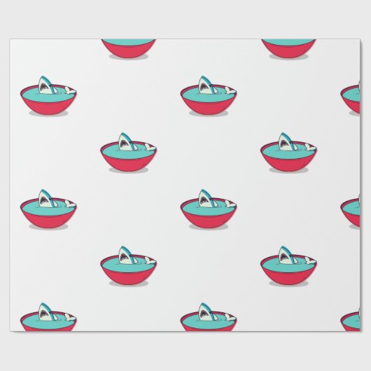 Haiflossensuppe Geschenkpapier (Flach)