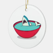 Haiflossensuppe Keramik Ornament (Links)