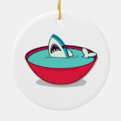Haiflossensuppe Keramik Ornament (Hinten)