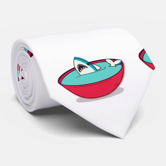 Haiflossensuppe Krawatte (Gerollt)