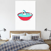 Haiflossensuppe Leinwanddruck (Insitu (Schlafzimmer))