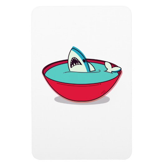 Haiflossensuppe Magnet (Vertikal)