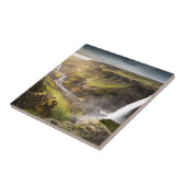 Haifoss Waterfall | Sommer in Island Fliese (Seite)