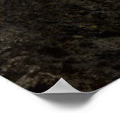 Haifoss Waterfall | Sommer in Island Poster (Ecke)