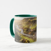 Haifoss Waterfall | Sommer in Island Tasse (Vorderseite Links)