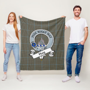 Haig Gray Clan Abzeichen Tartan Kariert Fleecedecke