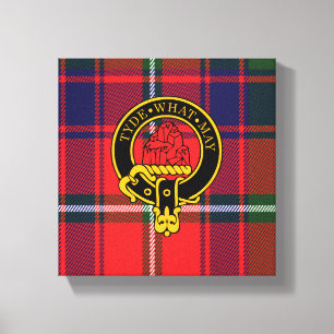 Haig Scottish Wappen und Tartan Canvas print Leinwanddruck