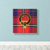 Haig Scottish Wappen und Tartan Canvas print Leinwanddruck (Insitu (Holzboden))