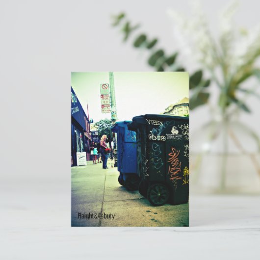 Haight&asbury Postkarte (Stehend Vorderseite)