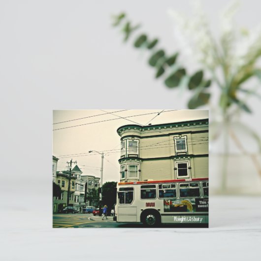 Haight&asbury Postkarte (Stehend Vorderseite)