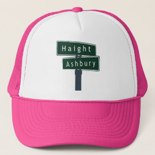 Haight Ashbury Classic Street Sign Truckerkappe