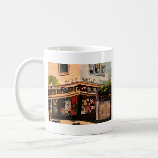 Haight Ashbury in San Francisco Kaffeetasse (Links)