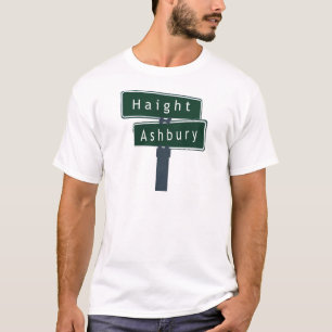 Haight Ashbury Klassiker-Straßenschild T-Shirt