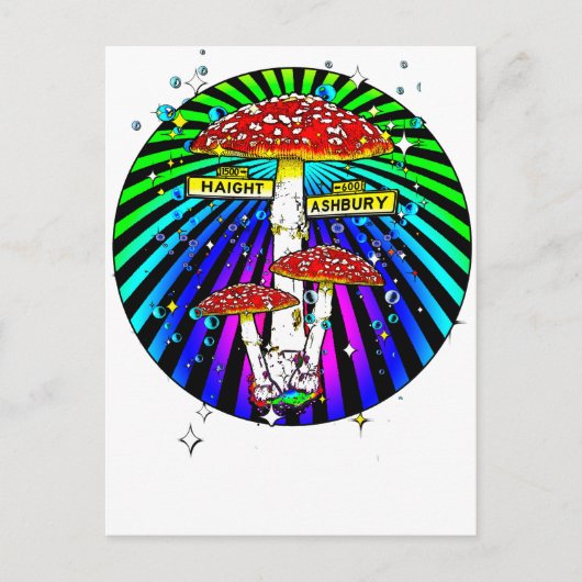 Haight Ashbury Postkarte (Vorderseite)