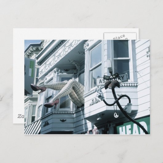 Haight-Ashbury Postkarte (Vorne/Hinten)