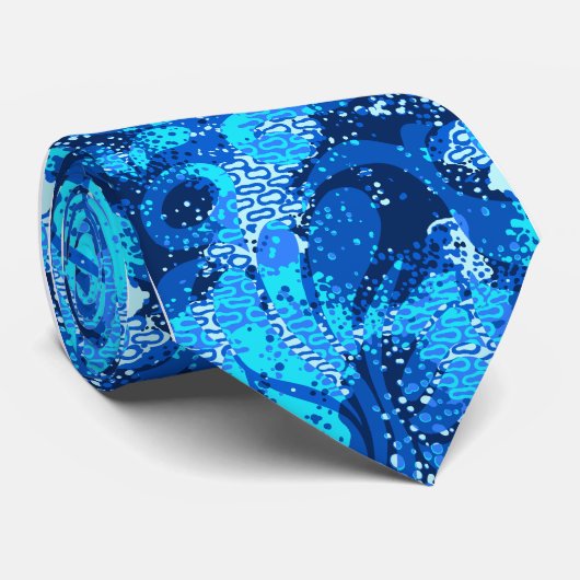 Haight Ashbury psychedelischer Single-Side Krawatte (Gerollt)