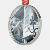 Haight-Ashbury Silbernes Ornament (Links)