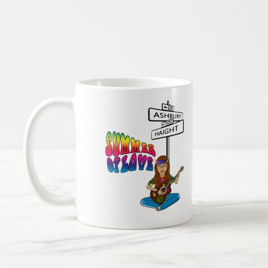 Haight Ashbury Sommer der Liebe Kaffeetasse (Links)