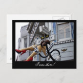 Haight Ashbury Street Sign California Postkarte (Vorne/Hinten)