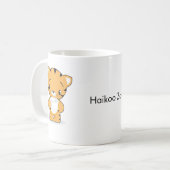 Haikoo Zoo-Kätzchen-Tasse Kaffeetasse (Vorderseite Links)