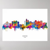 Haikou China Skyline Poster (Vorne)