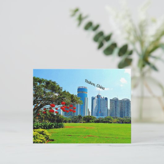 Haikou, landschaftliche China Postkarte (Stehend Vorderseite)