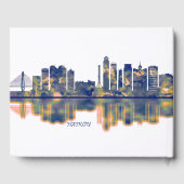 Haikou Skyline Gästebuch (Rückseite)