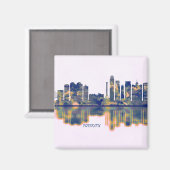Haikou Skyline Magnet (Vorderseite/Rückseite)