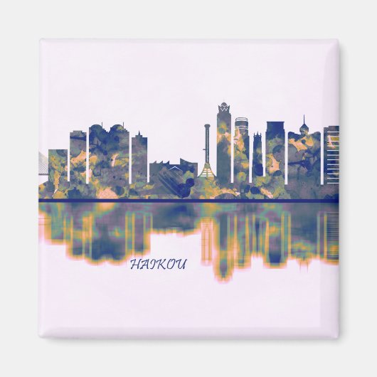 Haikou Skyline Magnet (Vorne)