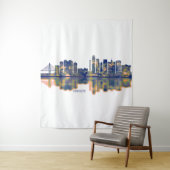 Haikou Skyline Wandteppich (Beispiel)