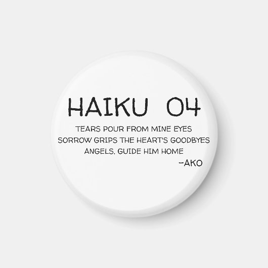 HAIKU 04 MAGNET (Vorne)